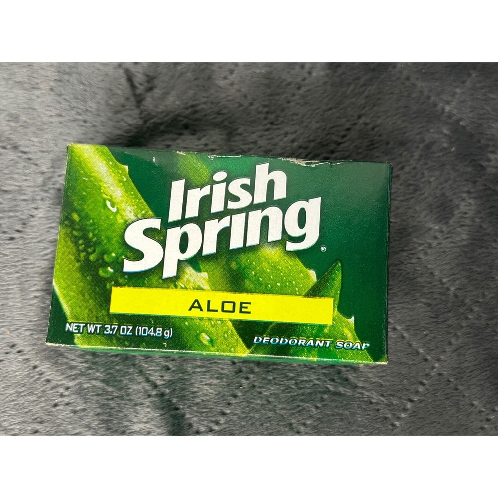 Irish Spring Deodorant‎ Soap ALOE not Aloe Mist Discontinued NOS 3.7 oz